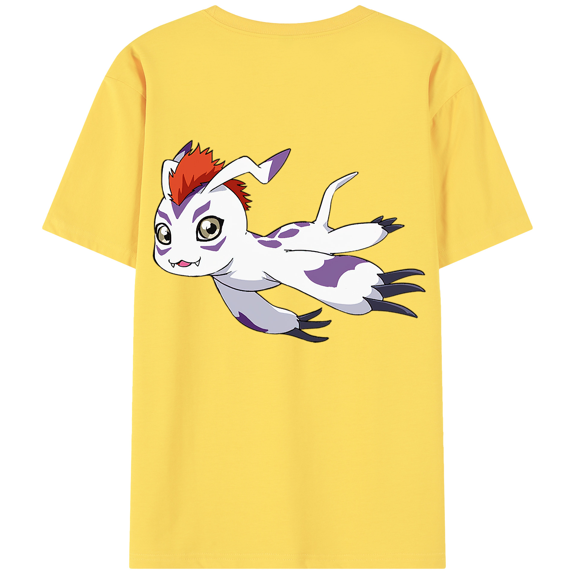 （画像用） Digimon デジタルモンスター/デジモン 綿100％半袖Tシャツ（背面プリント）