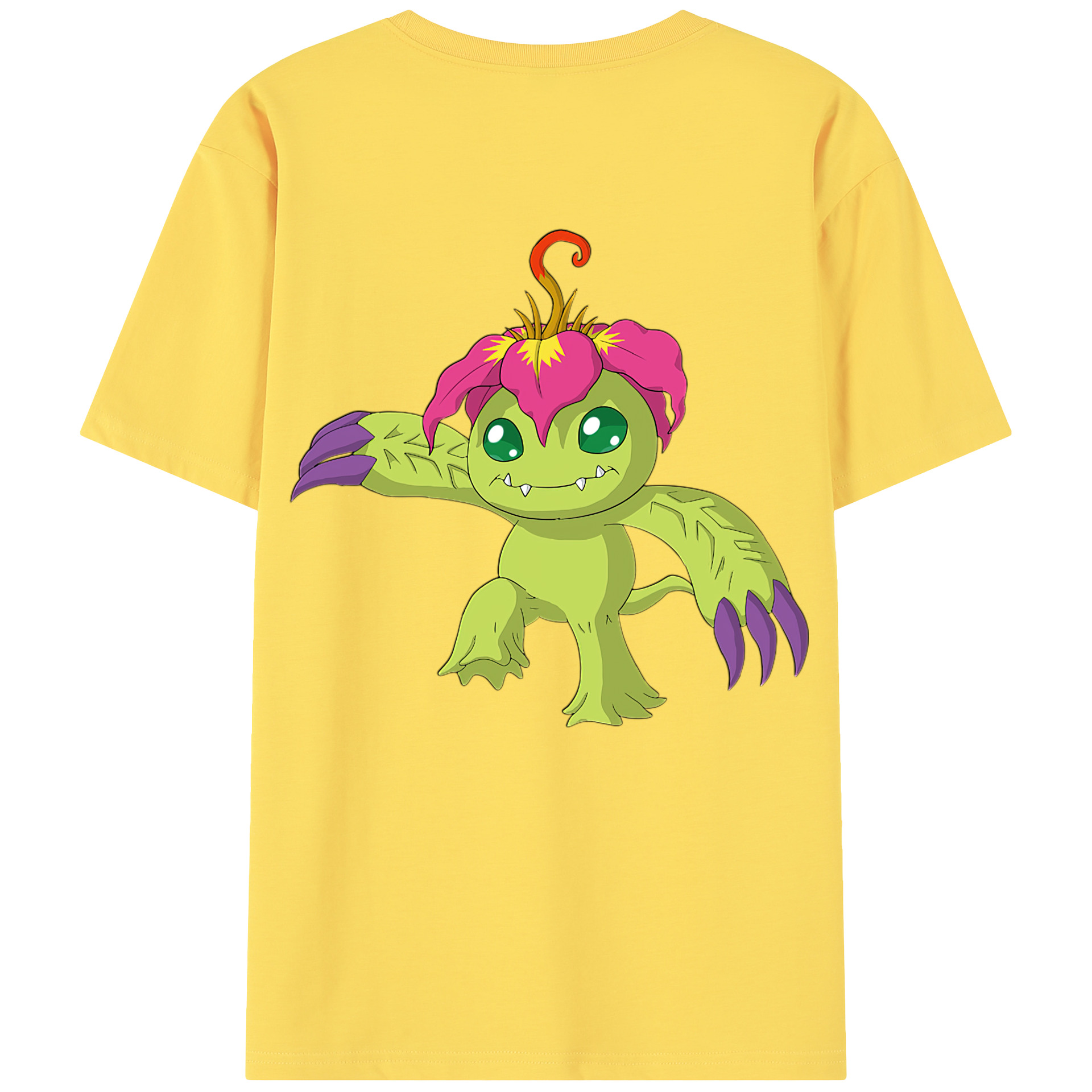 （画像用） Digimon デジタルモンスター/デジモン 綿100％半袖Tシャツ（背面プリント）