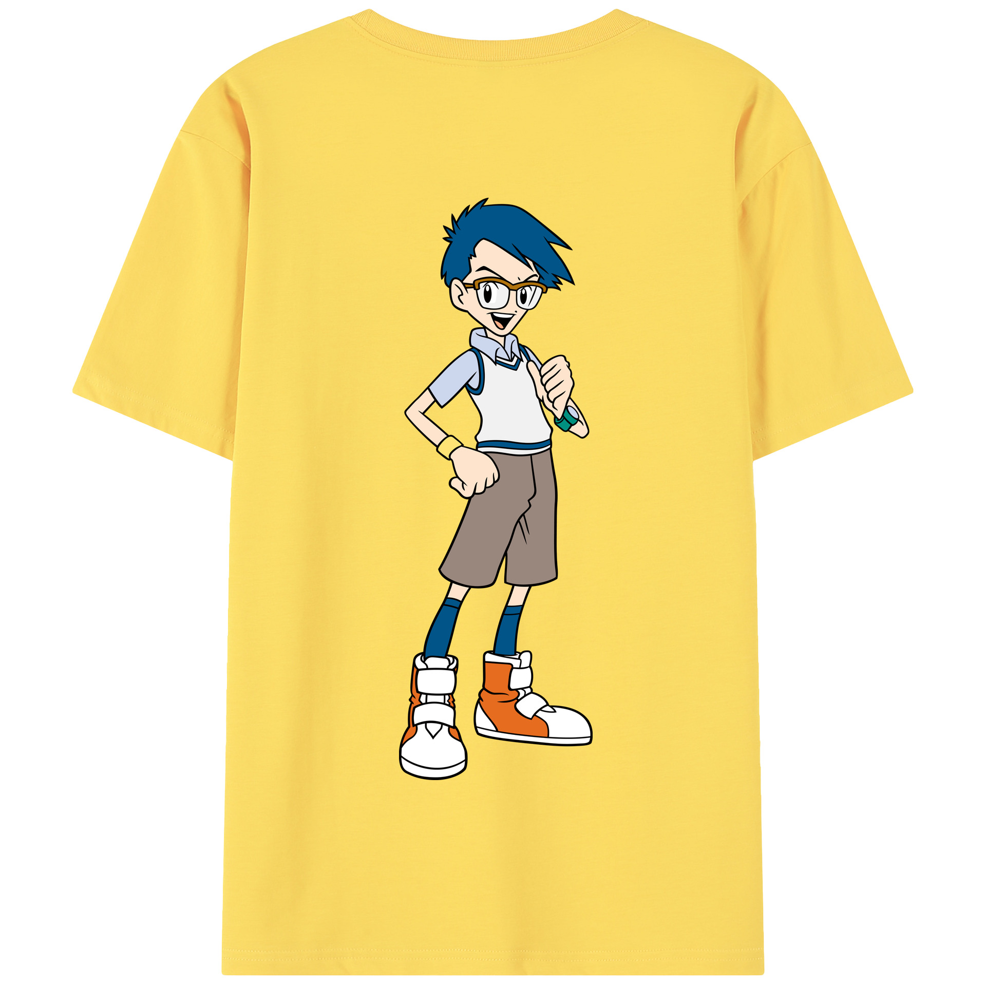 （画像用） Digimon デジタルモンスター/デジモン 綿100％半袖Tシャツ（背面プリント）